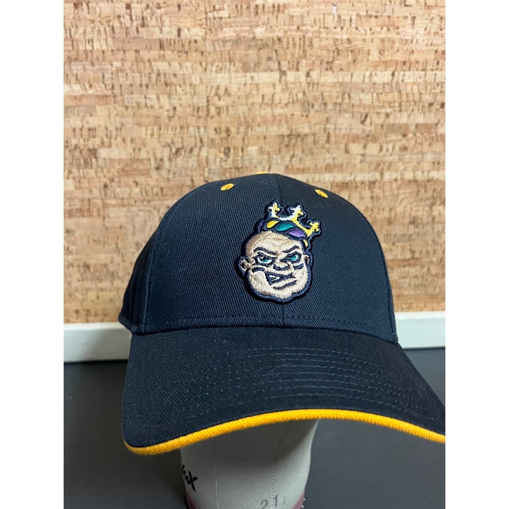 Minor League Baseball Cap Black Yellow Baby Cakes Embroidered Logo‎ Adjustable